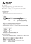 Mitsubishi Electronics EX51U Projector User Manual