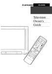 Mitsubishi Electronics CS-35405 CRT Television User Manual
