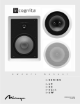 Mirage Loudspeakers i-SERIES Speaker User Manual