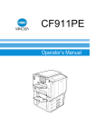 Minolta CF911PE Printer User Manual