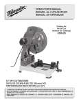 Milwaukee 6190-20 Saw User Manual