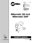 Miller Electric 350P Welding System User Manual
