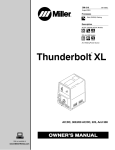 Miller Electric 225 Power Supply User Manual