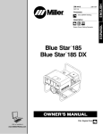 Miller Electric 185 DX Welding System User Manual