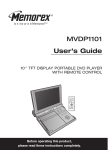 Memorex MVDP1101 DVD Player User Manual