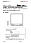 Memorex MT2365 CRT Television User Manual