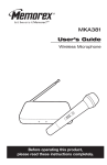 Memorex MKA381 Microphone User Manual