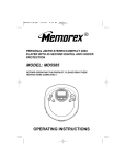 Memorex MD5585 CD Player User Manual