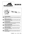 McCulloch MAC GBV 325 Blower User Manual