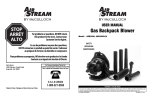 McCulloch ASB3206 Blower User Manual