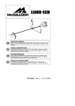 McCulloch 433B Brush Cutter User Manual