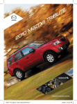 Mazda 2010 Tribute Automobile User Manual