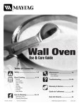 Maytag Wall Oven Oven User Manual