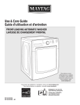 Maytag W10649236A - SP Washer User Manual