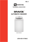 Maytag MTW6300TQ Washer User Manual