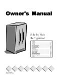 Maytag 12591308 Refrigerator User Manual