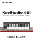 M-Audio 49I Electronic Keyboard User Manual