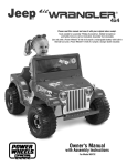Mattel N9732 Automobile User Manual