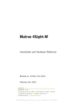 Matrox Electronic Systems 4SIGHT-M Computer Hardware User Manual