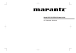 Marantz SR7500 Stereo System User Manual