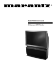 Marantz PV6480 Flat Panel Television User Manual
