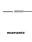 Marantz pmd671 Computer Hardware User Manual