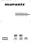 Marantz DV6400 DVD Player User Manual