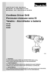 Makita 6339D Drill User Manual