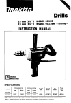 Makita 6013B Drill User Manual