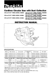 Makita 5026DA Cordless Saw User Manual