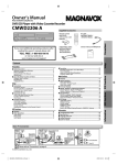 Magnavox CMWD2206 A DVD VCR Combo User Manual