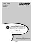 Magnavox 27MS343S CRT Television User Manual