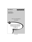 Magnavox 27MDTR10S CRT Television User Manual