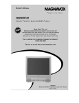 Magnavox 15MF400T/37 Series Flat Panel Television User Manual