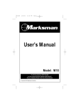 Magnadyne M10 Automobile Alarm User Manual