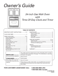 Magic Chef 9112 Gas Oven User Manual