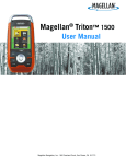 Magellan 1500 GPS Receiver User Manual