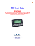 LXE MX3 Laptop User Manual