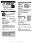 Lux Products DMH100 Series Thermostat User Manual