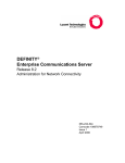 Lucent Technologies Release 8.2 Server User Manual