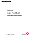 Lucent Technologies P118SX Switch User Manual