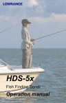 Lowrance electronic HDS-5X Fish Finder User Manual
