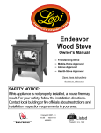 Lopi Endeavor Stove User Manual