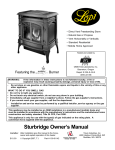 Lopi Direct Vent Freestanding Stove Stove User Manual