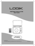 Logik LPD850 Portable DVD Player User Manual