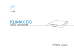Linn Klimax DS MP3 Player User Manual