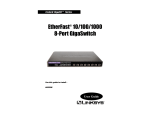 Linksys EG0008 Switch User Manual