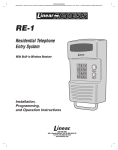 Linear RE-1 Network Router User Manual