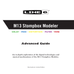 Line 6 M13 Network Card User Manual