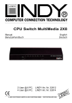 Lindy 2X8 Switch User Manual
